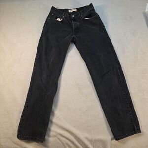 Vintage Levi's 550 Jeans Mens 30x32 Black Denim